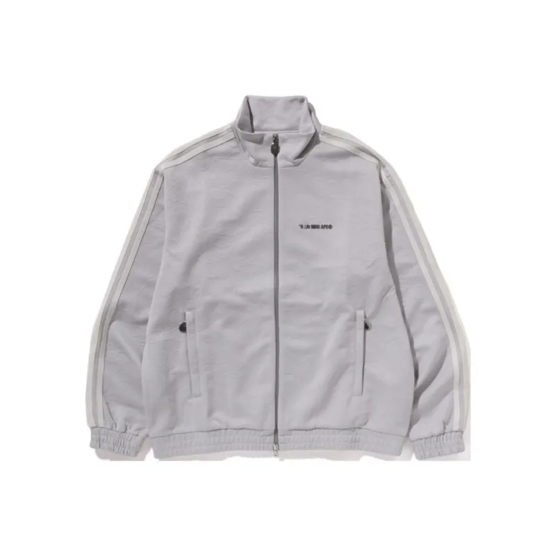 Bape Line Camo Jacquard Bathing Ape Logo Relaxed Fit Track Jacket-4