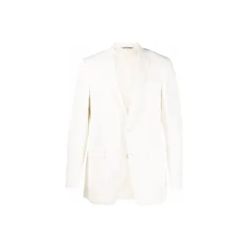 Canali Single breasted Linen silk Blazer