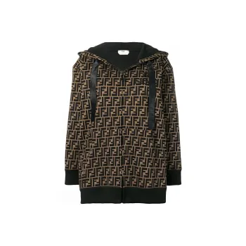 FENDI Denim Jackets Men Brown