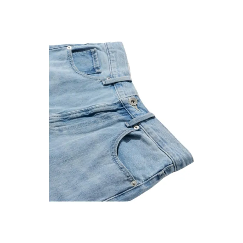 UNIQLO Denim Shorts Women's Sky Blue-3