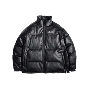 HARSH AND CRUEL Puffer Jackets Unisex Black