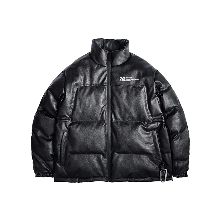 HARSH AND CRUEL Puffer Jackets Unisex Black-0