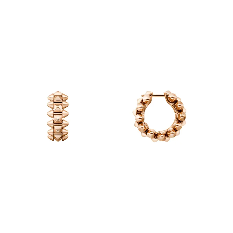 CARTIER 18K Rose Gold Earrings Unisex Rose Gold-1