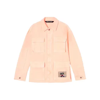 PALM ANGELS Oversized Denim Workwear Jacket