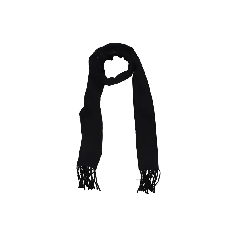OFF WHITE Cashmere Knit Scarves Men's Black-0
