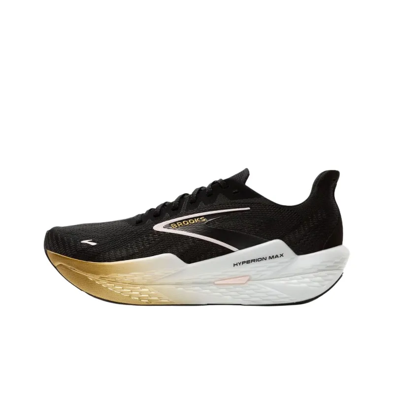 Brooks Hyperion Max 2 Anti Slip Wear Resistant Low Top Marathon Training Running Shoes Women's Black-0