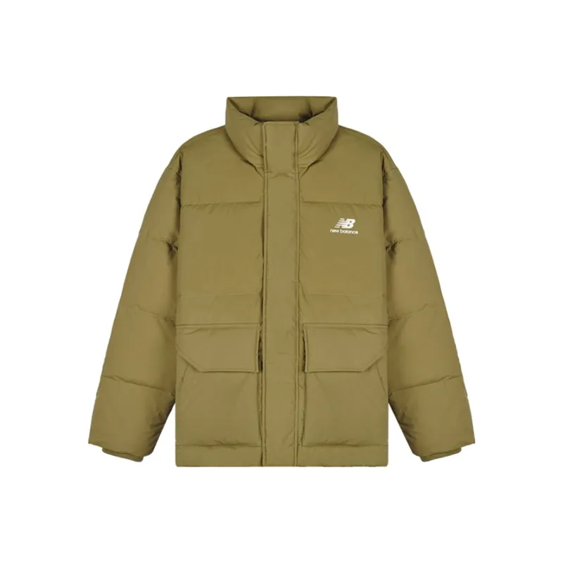 New Balance Down Jackets Men Army Green-0