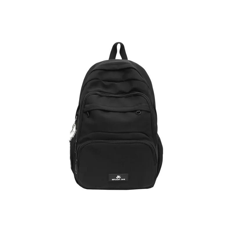 Single Warehouse Nylon Travel Backpack Regular Unisex Multicolor-12