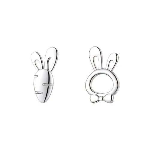 Universe Search S925 Silver Stud Earrings Women's