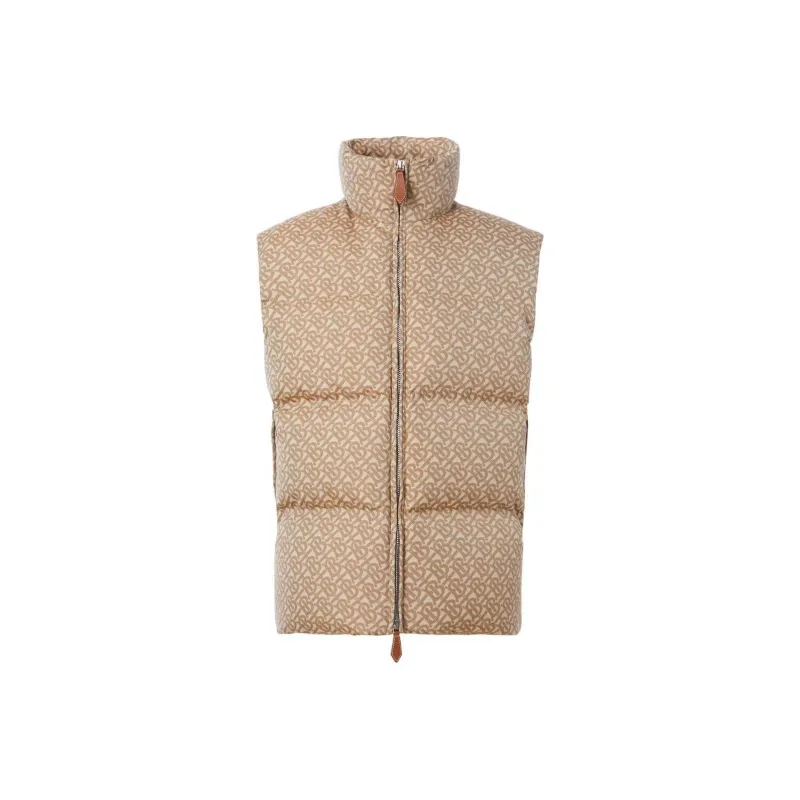 Burberry Monogram print Puffer Gilet-0