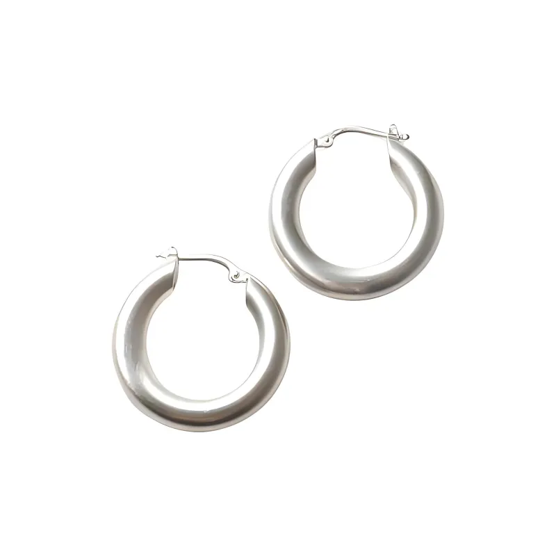 JIL SANDER 925 Sterling Silver Earrings Women's Silver-0
