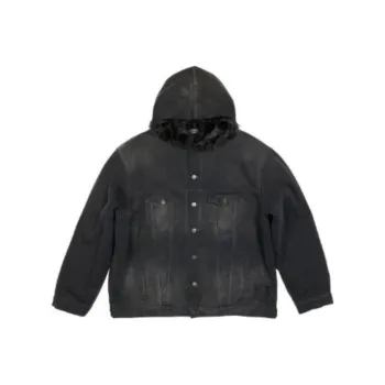 Balenciaga SS23 Jackets & Coats Loose Fit Men's Black