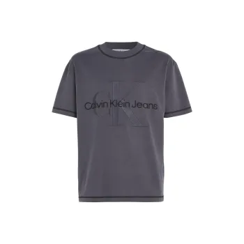CALVIN KLEIN T Shirt Men's Washed Black Europe Version
