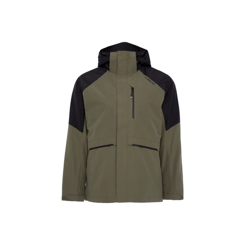 TOREAD Windbreaker Jackets Men Army Green Black-0