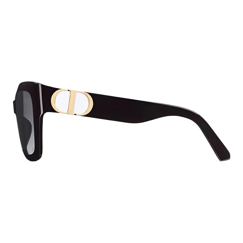 DIOR Irregular Shape Sunglasses Women's Black-2