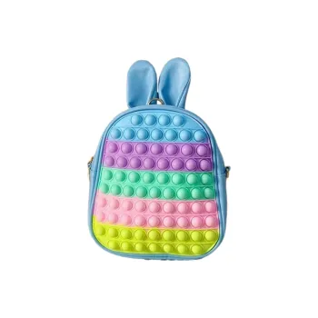 ALOENEY PU Backpack Women's Multicolor