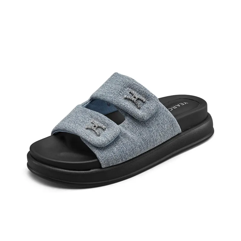 YEARCON PU Polyurethane Slip Resistant Slide Slippers Women's-9