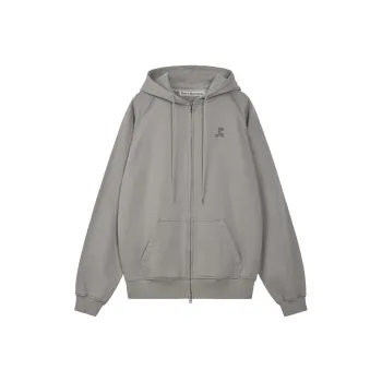 Rest&Recreation SS25 RS ZIP-UP HOODIE Sweatshirt Unisex GREY/Gray