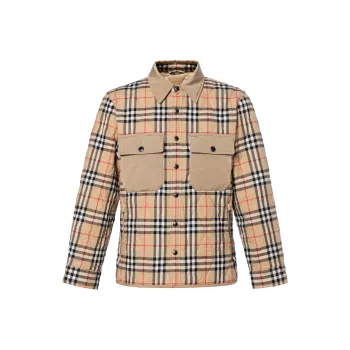 Burberry Puffer Jackets Unisex Brown