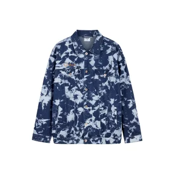 GUKUUL Denim Jackets Unisex Dark Blue
