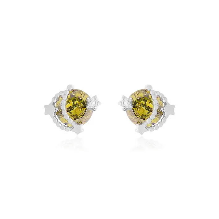 SHEEHHYY Alloy Stud Earrings Unisex-3