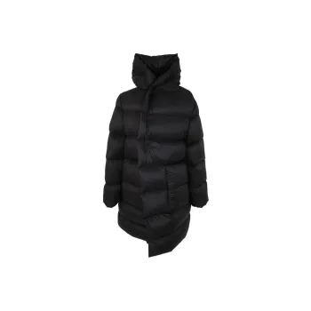 RICK OWENS Oversized Hooded Padded Coat