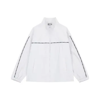 CALVIN KLEIN Jacket Men's Gray White