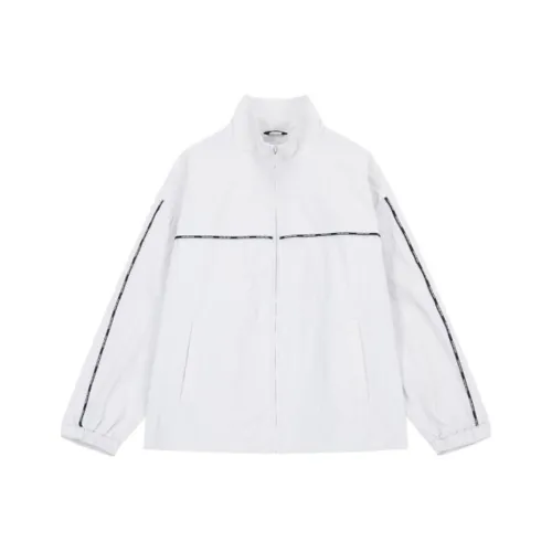 CALVIN KLEIN Jacket Men's Gray White