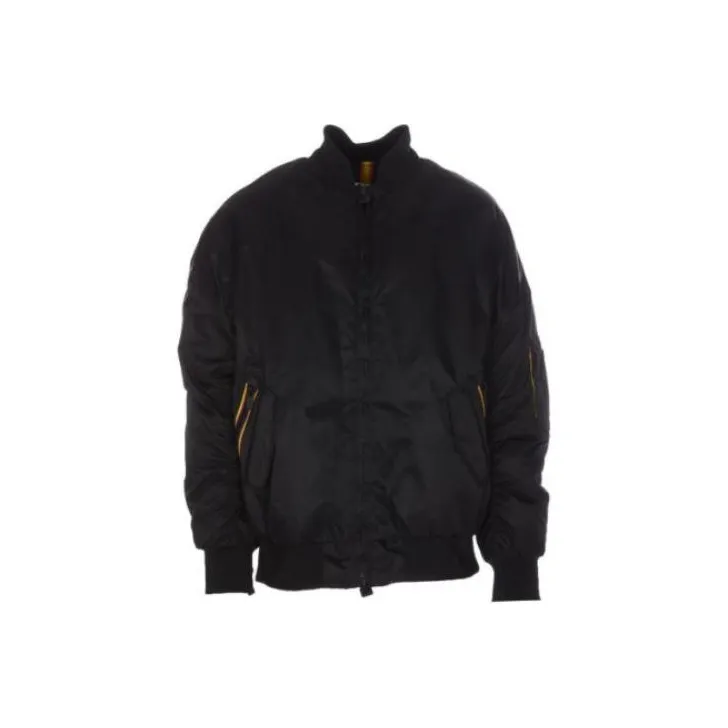 K WAY Zip Up Padded Bomber Jacket-0