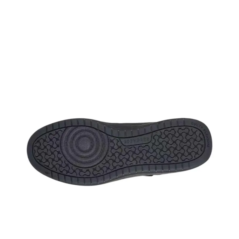 SNOOP DOGG x Skechers Koopa Tennis Paisley Low Top Skateboard Shoes Men's Black-4