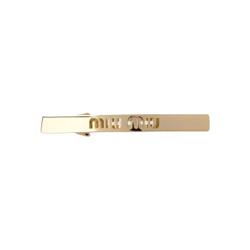 MIU MIU Hair Clips Women's Gold