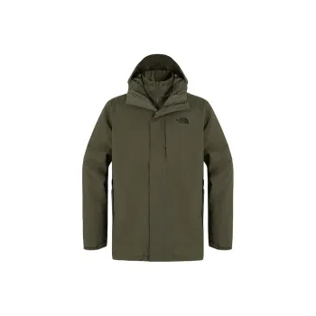 THE NORTH FACE Waterproof And Windproof To Keep Warm Windbreaker Jacket Men's Army Green