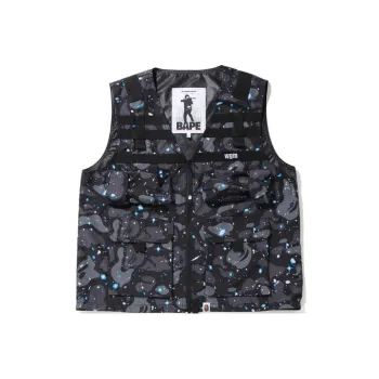 A BATHING APE Space Camo Military Vest