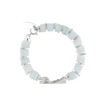COUGH IN VAIN 925 Sterling Silver Bracelets Unisex Blue
