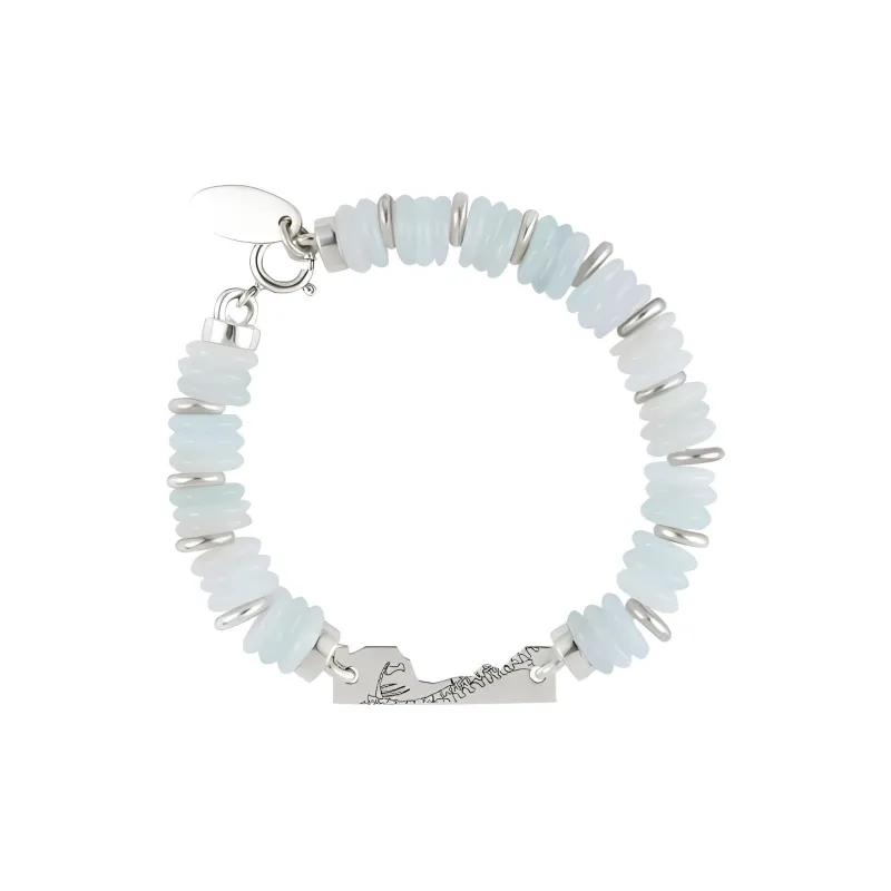 COUGH IN VAIN 925 Sterling Silver Bracelets Unisex Blue-0
