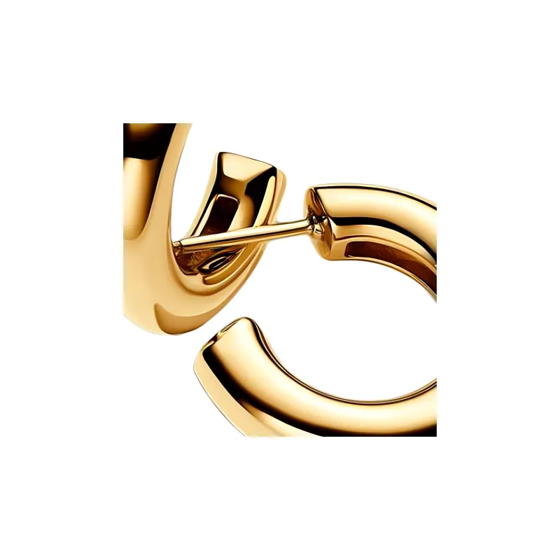 Pandora 14K Gold Plated Earrings Women's Gold-1