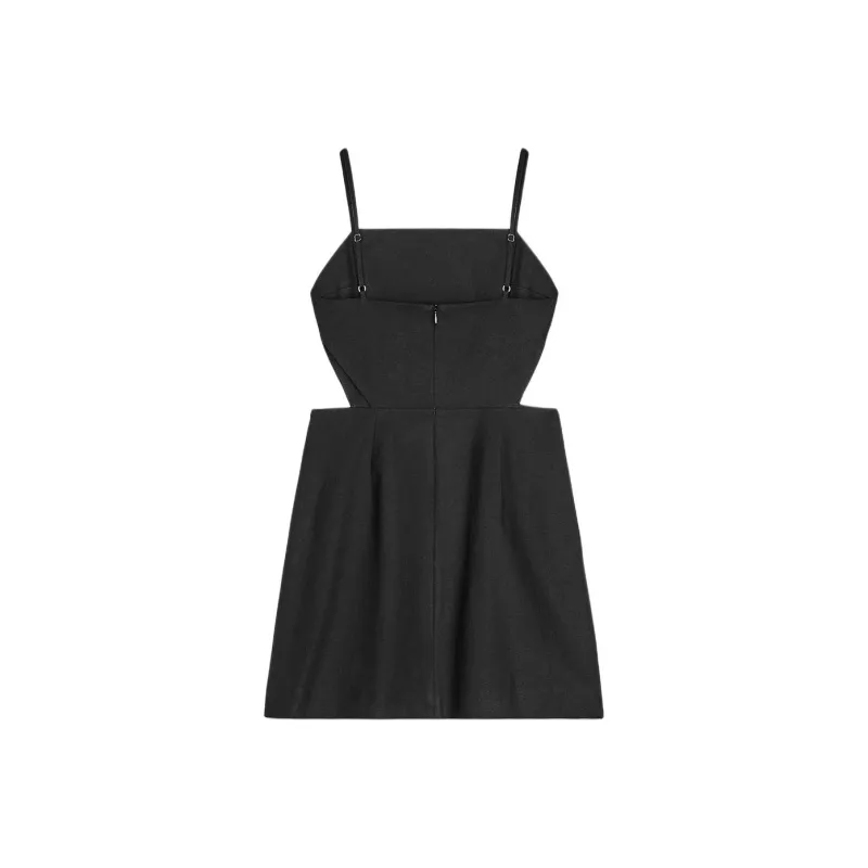 ZARA Slip Dresses Women's Black-1