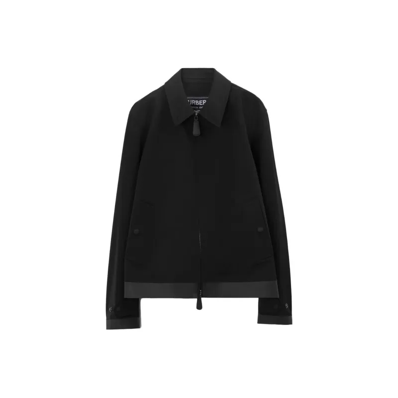 Burberry SS24 Jackets Coats Men's Black-0