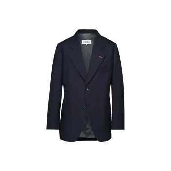 Maison Margiela Herringbone Single Breasted Blazer