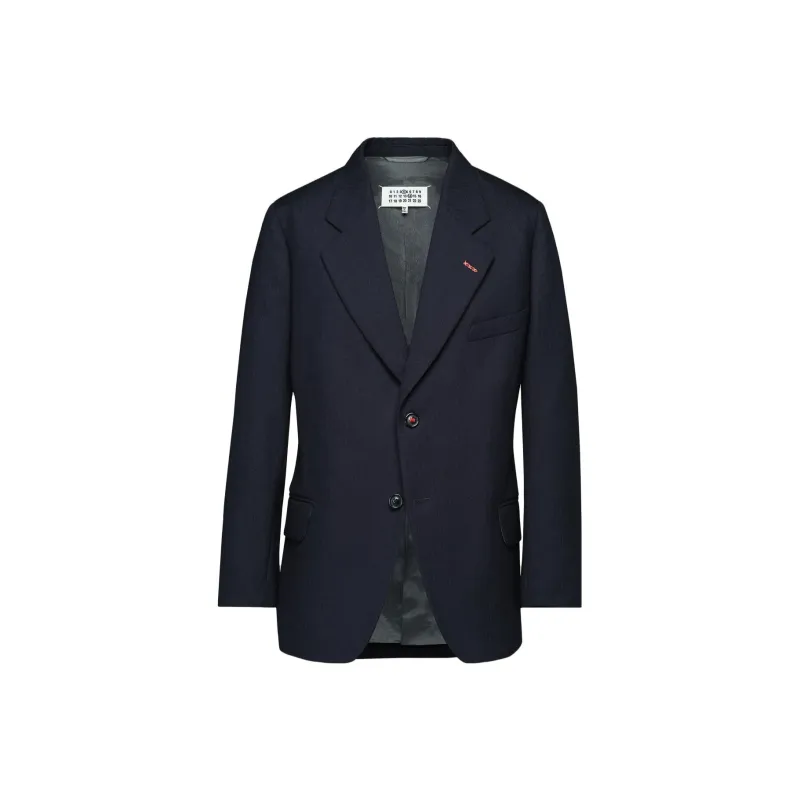 Maison Margiela Herringbone Single Breasted Blazer-0