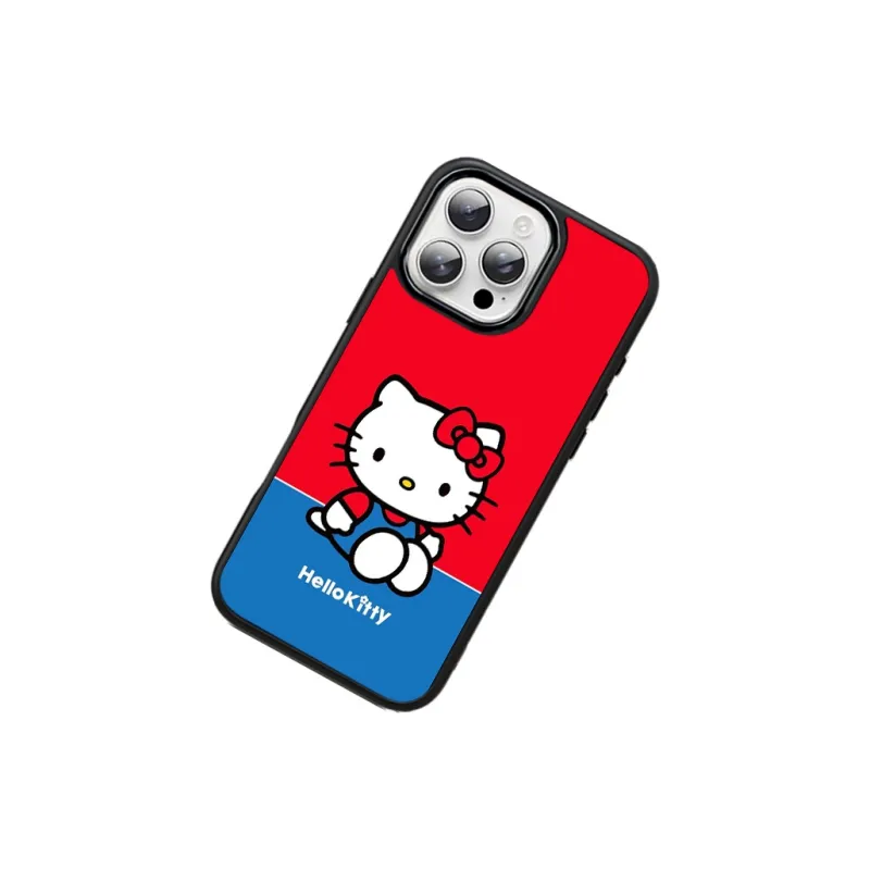 Sanrio Matte Material Gilded Magnetic Cute High End Phone Case Compatibility IPhone16ProMax/15/14/13/12proma Cartoon-5