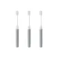 Foldable Toothbrush 3-Pack--Gray
