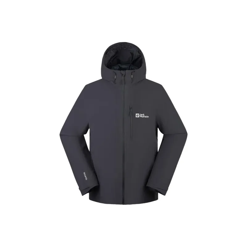 Jack Wolfskin Waterproof And Windproof Windbreaker Jacket Men's-6