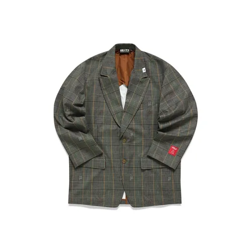 Mihara Yasuhiro X FILA MIHARA YASUHIRO Collaboration Collection Business Suits Unisex Seaweed Umber