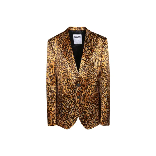 Sacai Leopard Print Nylon Twill Jacket Ecru/Khaki