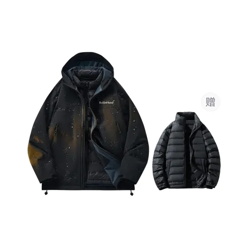 ROBINHOOD Down Jacket Unisex Vibrant Black