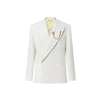 LOUIS VUITTON SS24 Business Suits Coats Men's White