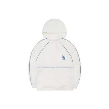 MLB Windproof Windbreaker Jacket Unisex White