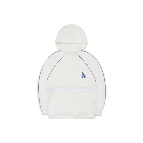 MLB Windproof Windbreaker Jacket Unisex White