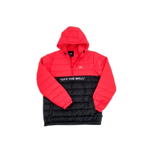 Vans Carlon Anorak Puffer Racing Puffer Jackets Unisex Red
